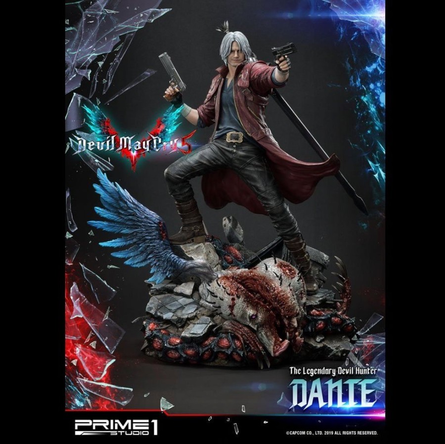 Limited Edition Statues Animetal | Devil May Cry 5 Dante Statue Prime 1 Studio 1/4 Scale Limited Edition