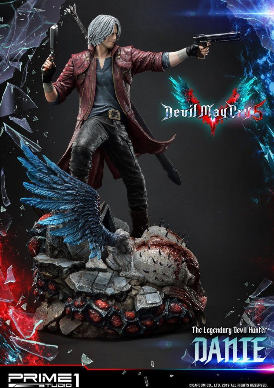 Limited Edition Statues Animetal | Devil May Cry 5 Dante Statue Prime 1 Studio 1/4 Scale Limited Edition