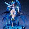 Categories Animetal | Bombergirl Pvc Statue 1/7 Aqua Lewysia Aquablue Vampire Negligee Ver. 25 Cm