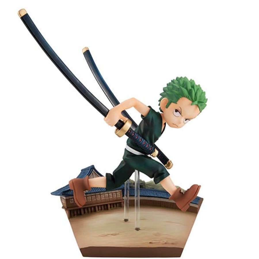 Categories Animetal | One Piece G.E.M. Series Pvc Statue Roronoa Zoro Run! Run! Run! 14 Cm