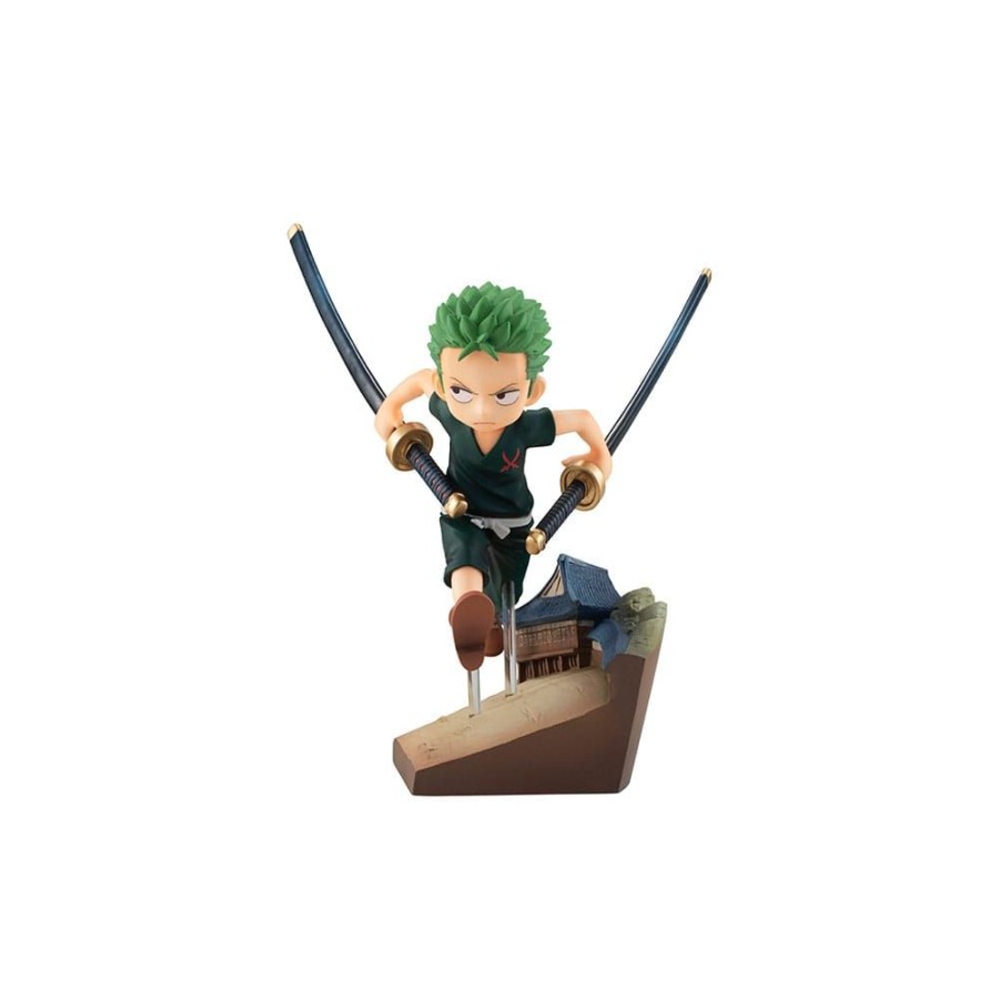 Categories Animetal | One Piece G.E.M. Series Pvc Statue Roronoa Zoro Run! Run! Run! 14 Cm