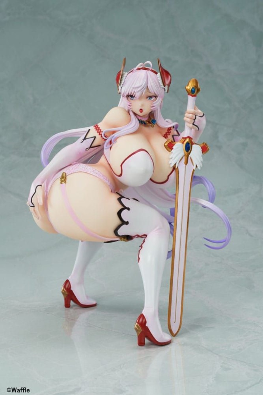 Categories Animetal | Eden'S Ritter Grenze X Pvc Statue 1/5 Astaroth The Fallen Sword 22 Cm