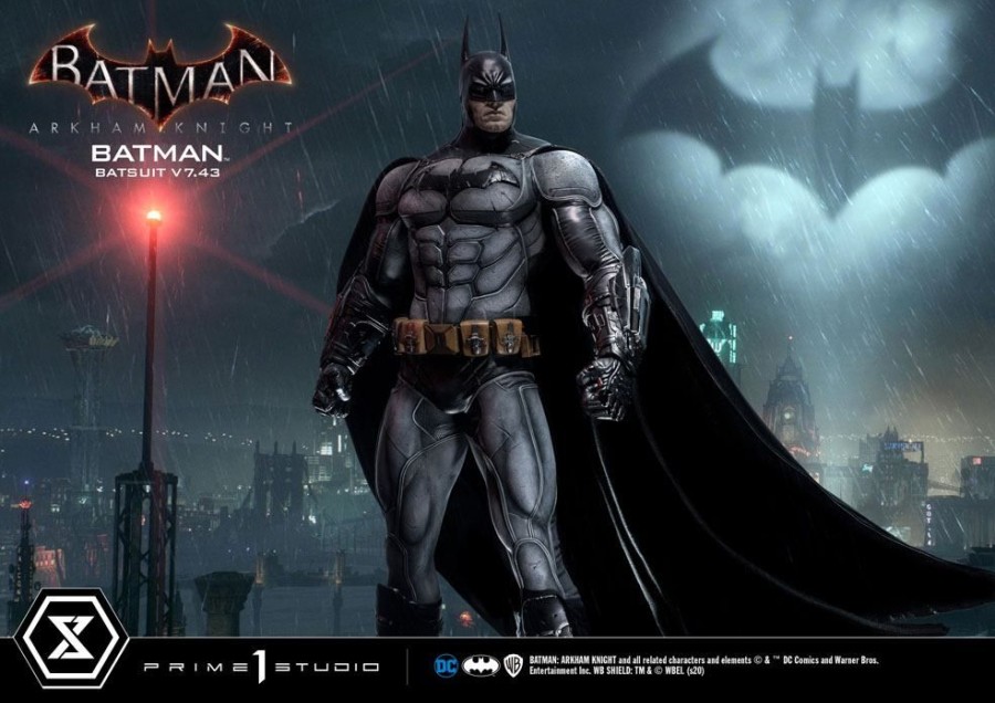 Categories Animetal | Batman Arkham Knight Statue Batman Batsuit V7.43 86Cm 1/3 Scale